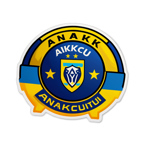 Ankaragücü Renklerinde Şok Etkisi Yaratan Sticker: Stadın Önünde Futbol Heyecanı!