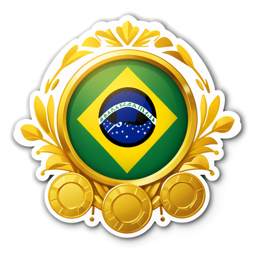 A Nova Era do Orgulho: O Sticker que Celebra a Medalha de Ouro do Brasil nos Jogos Olímpicos!