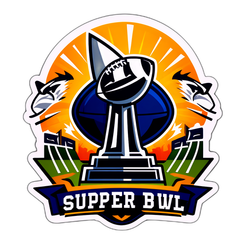 Super Bowl Heyecanını Yansıtan Sticker Tasarımı