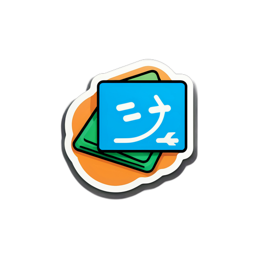 작고 간편한 결제를 표현하는 스티커