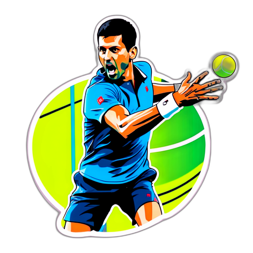 Novak Djokovic i aksjon