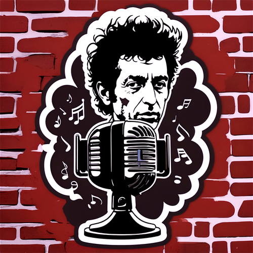 Unveiling the Legends: A Must-See Bob Dylan Tribute Sticker That Sings to Your Soul!