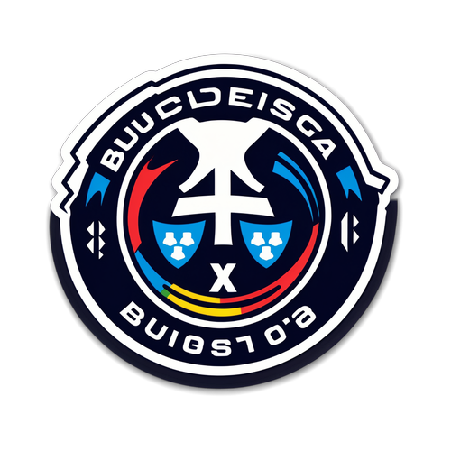 Bundesliga Team Logos i Fodboldstadion