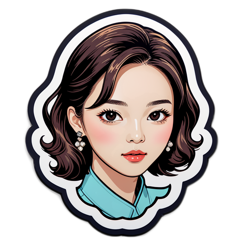 패션 스티커: 배진희의 매력