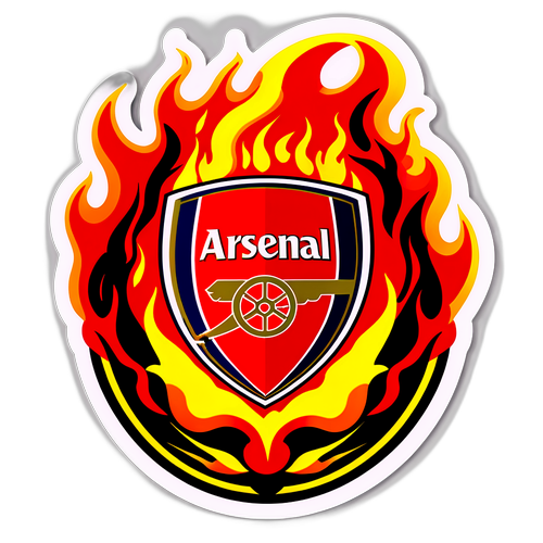 Sporty Arsenal Klistermærke