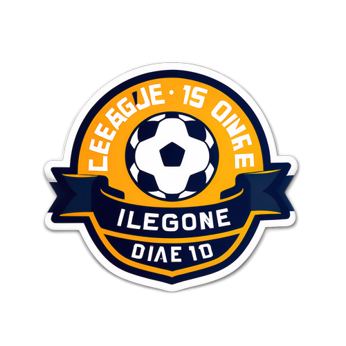 สติ๊กเกอร์ลีกวันในรูปแบบสัญลักษณ์ทีมฟุตบอล