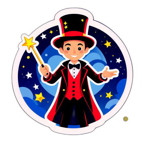 魔術師形象貼紙