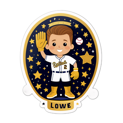 Whimsical Nathaniel Lowe Sticker