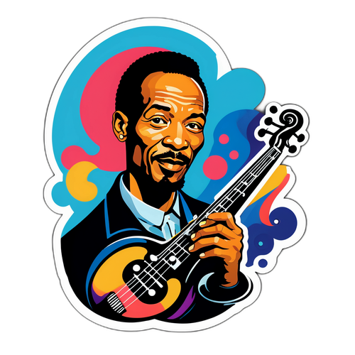 A arte abstrata inspirada na música de Sam Rivers