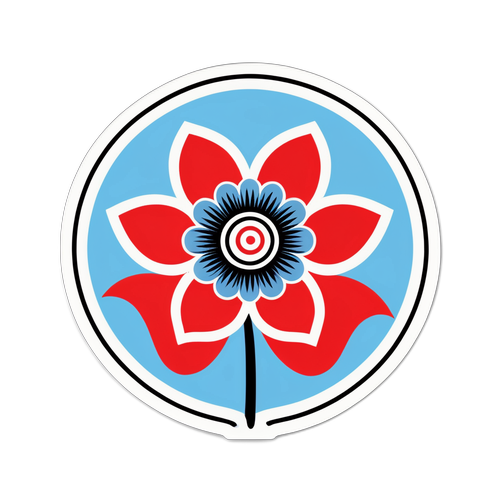 Emblema de River Plate con Flor