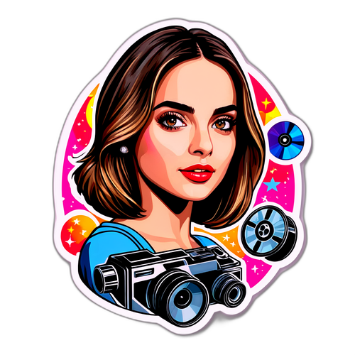 Wibracyjny sticker przedstawiający Ana de Armas