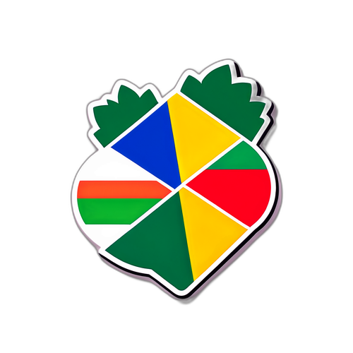 Stilisert portrett av nederlandske og litauiske flagg