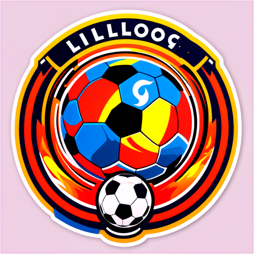 Vibrant sticker med Bodø/Glimt og Lillestrøm logoer