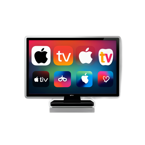 Hauska Apple TV -tarra