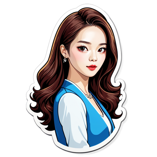 스타일리시 스티커: 패션 아이콘 임지연