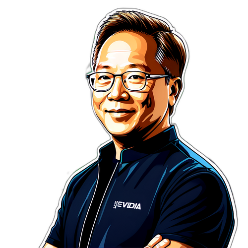 जेंसन हुआंग का पोर्ट्रेट