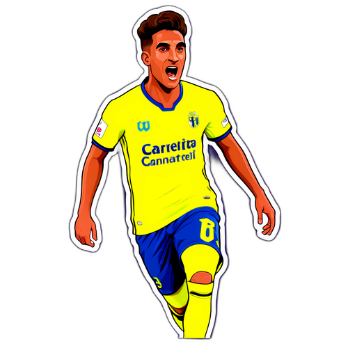 Hình ảnh đặc trưng của cầu thủ Villarreal trong trận đấu