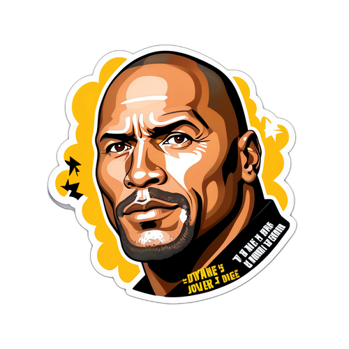 Ein kraftvolles Porträt von Dwayne Johnson