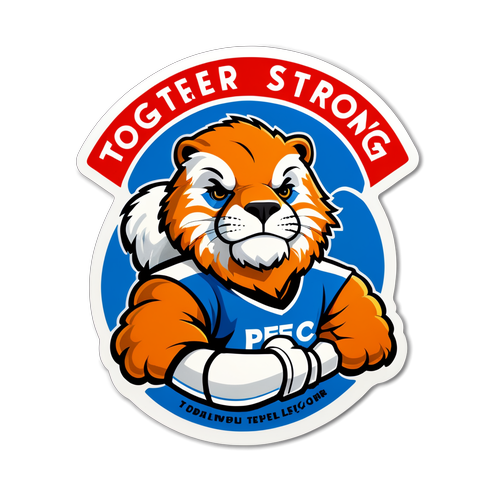 PEC Zwolle Sticker 'Together Strong'