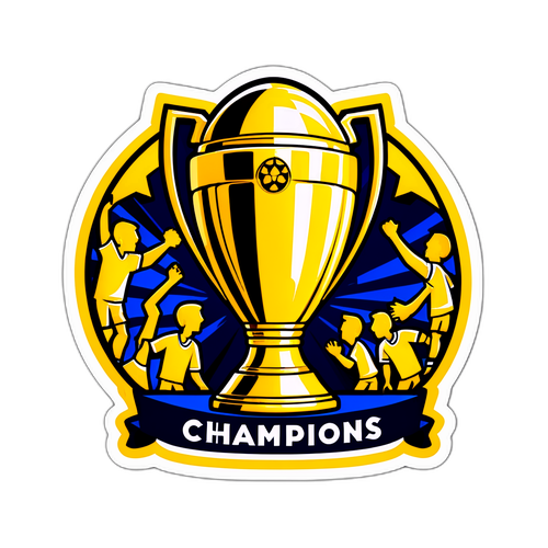 足球迷專屬的歐洲冠軍聯賽獎盃貼紙