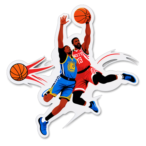 रॉकेट्स और वॉरियर्स के बीच बैBasketball खेल