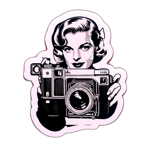 Retro Lee Miller Sticker