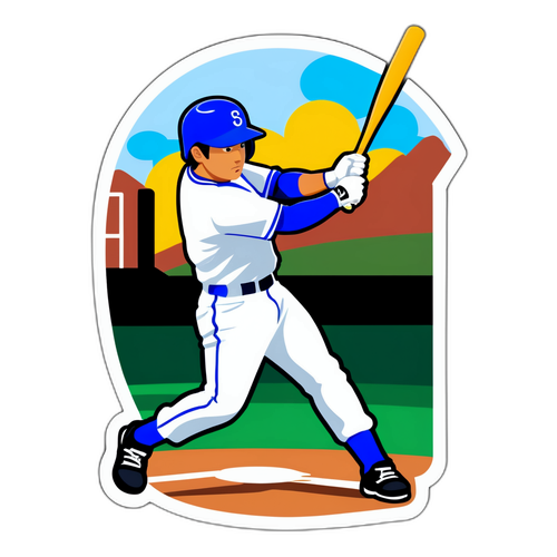 선 아셉의 홈런 순간 스티커