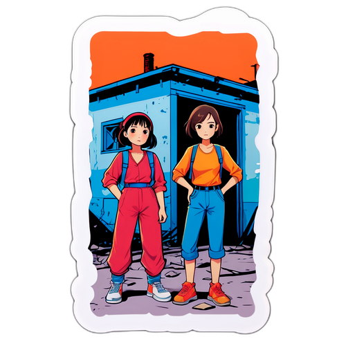 Наклейка «Юра был здесь»