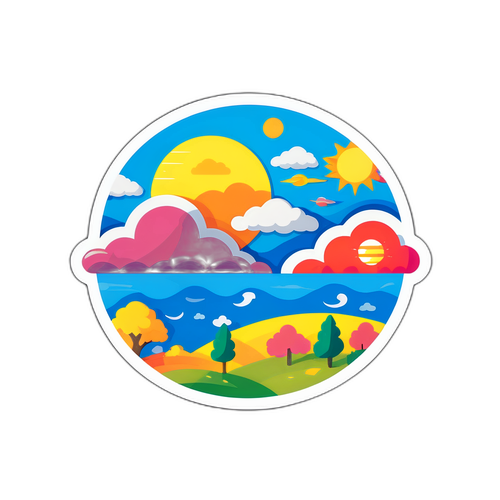 Balıkesir Manzarası: Güneşli ve Bulutlu Bir Gün