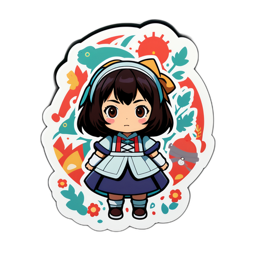 宮崎駿の映画にインスパイアされたステッカー