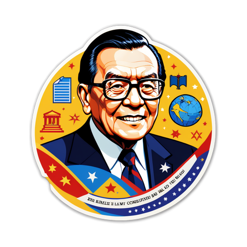 Malikhaing Sticker ni Enrile: Saksi ng Kanyang Matatag na Batas at Politikal na Pamana!