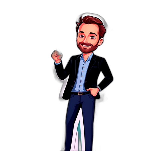 Matthieu Pigasse dans un bureau