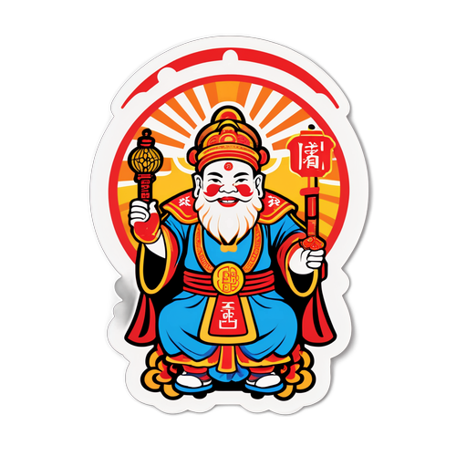 台中白沙屯媽祖文化活動貼紙