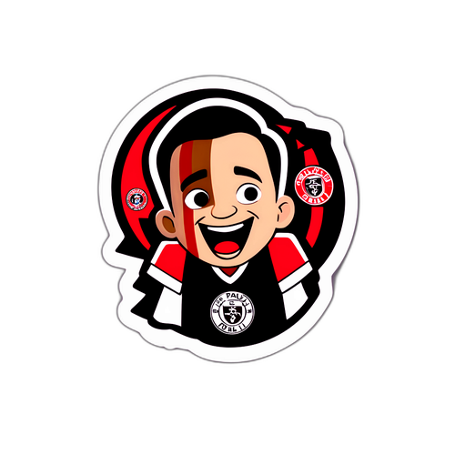 สติกเกอร์การ์ตูนเชียร์ FC St. Pauli