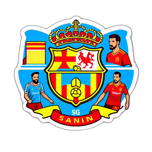 Γιορτινός Σχεδιασμός με Εικονίδια Ομάδων από τις Κορυφαίες Λέσχες της Ισπανίας