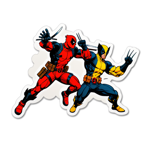 Deadpool w akcji z Wolverine obok