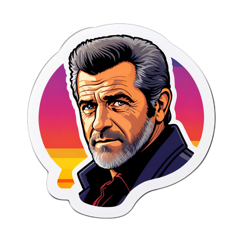 Σκηνή εικονικής τέχνης με τον Μελ Γκίμπσον