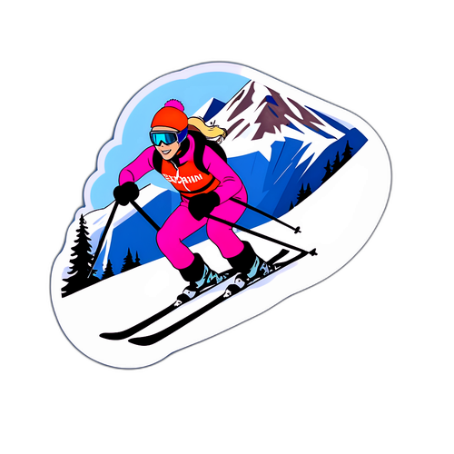 Mikaela Shiffrin im Ski-Outfit