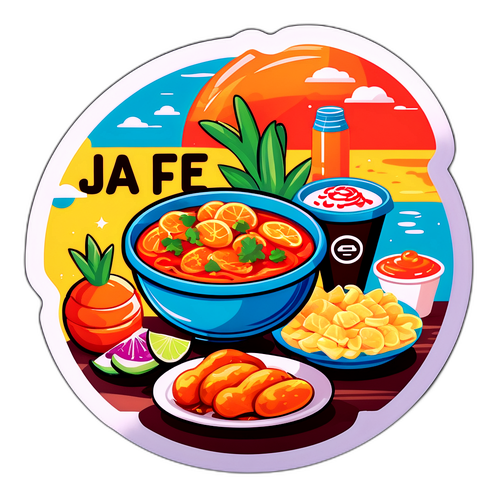 סצנת אוכל רחוב ביפו