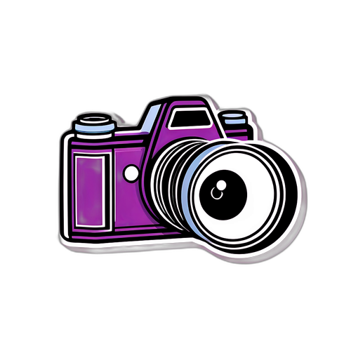 Video Kayıtları Temalı Sticker Tasarımı