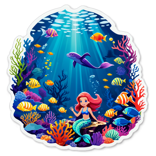 Discover the Magic of the Ocean: An Enchanting Mermaid Scene That Will Captivate Your Heart!