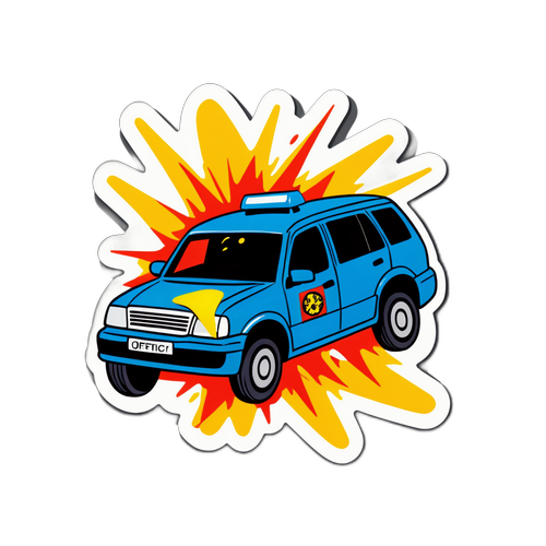 内閣府公式車両事故のユーモラスな描写