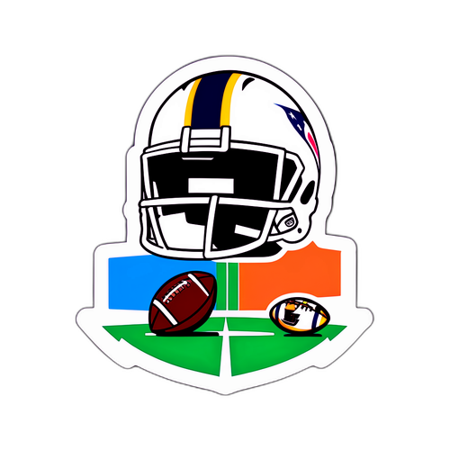 Fútbol Americano con Elementos Icónicos de la NFL