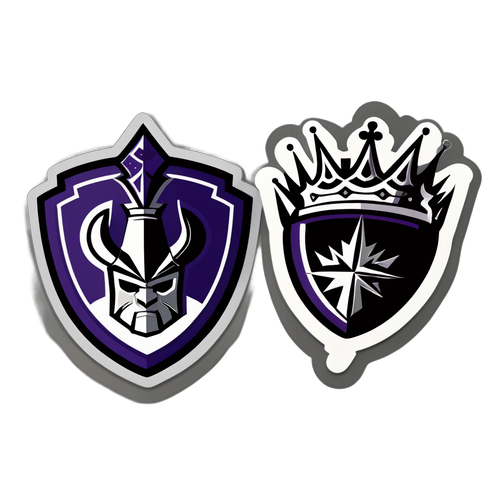 Masayang Sticker ng Spurs at Kings