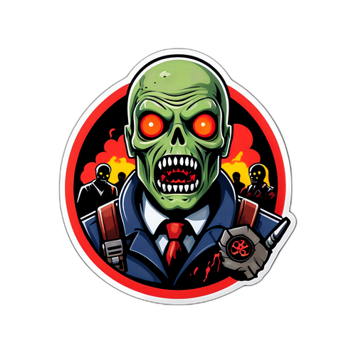 Adesivo Ispirato a Resident Evil