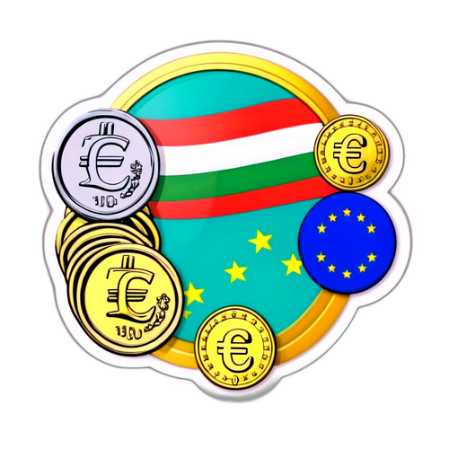 Ein Design, das die Einführung des Euro in Bulgarien feiert