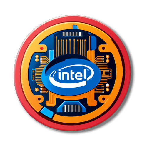 Innovative Intel Logo Sticker