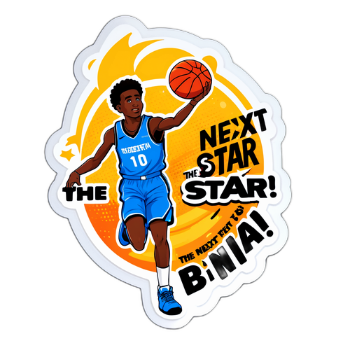 Sticker mit Adem Bona in Aktion