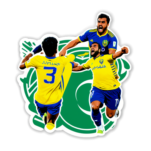 Stiker Menjulang Kemenengan Al-Nassr