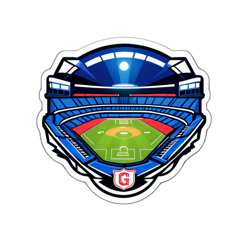 Stadion CF Montreal yang Terang di Malam Hari